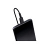 USB A To C Charging Cable - 50CM (20IN) Coiled Cable Black | APLIUM
