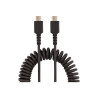 StarTech Cable de 1m de Carga USB C a USB C, Cable USB Tipo C Rizado d