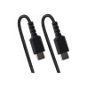 StarTech Cable de 1m de Carga USB C a USB C, Cable USB Tipo C Rizado d