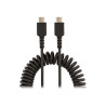 StarTech Cable de 50cm de Carga USB C a USB C, Cable USB Tipo C Rizado