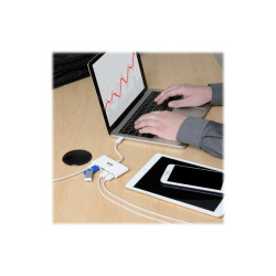 EATON TRIPP LITE 4-Port USB-C Hub with Power Delivery, USB-C to 4x USB