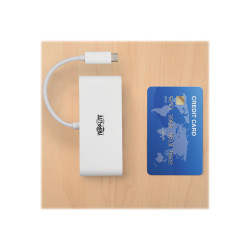 EATON TRIPP LITE 4-Port USB-C Hub with Power Delivery, USB-C to 4x USB