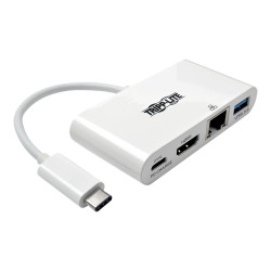 EATON TRIPP LITE USB-C Multiport Adapter - HDMI, USB 3.0 Port, GbE, 60