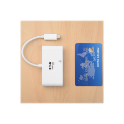EATON TRIPP LITE USB-C Multiport Adapter - HDMI, USB 3.0 Port, GbE, 60