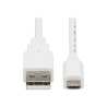 EATON TRIPP LITE Safe-IT USB-A to USB Micro-B Antibacterial Cable (M/M