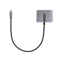 StarTech.com Adaptador de Vídeo USB C a HDMI/VGA 4K HDR, PD 3.0 de 100