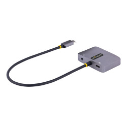 StarTech.com Adaptador de Vídeo USB C a HDMI/VGA 4K HDR, PD 3.0 de 100
