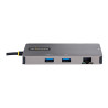 StarTech.com Adaptador Multipuertos USB C 2x HDMI 4K 60Hz, Hub USB-A 3