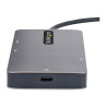 StarTech.com Adaptador Multipuertos USB C 2x HDMI 4K 60Hz, Hub USB-A 3