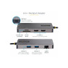 StarTech.com Adaptador Multipuertos USB C 2x HDMI 4K 60Hz, Hub USB-A 3