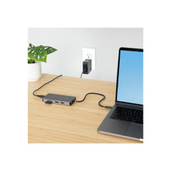 StarTech.com Adaptador Multipuertos USB C 2x HDMI 4K 60Hz, Hub USB-A 3