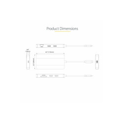 StarTech.com Adaptador Multipuertos USB C 2x HDMI 4K 60Hz, Hub USB-A 3