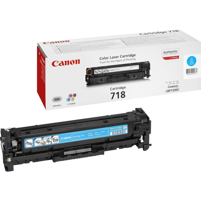 Toner Cyan 718