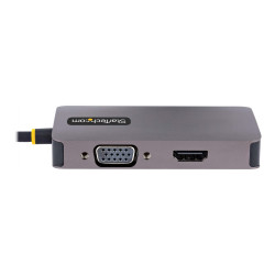 StarTech.com Adaptador de Vídeo USBC HDMI/VGA/DVI 4K 60Hz Aluminio - E