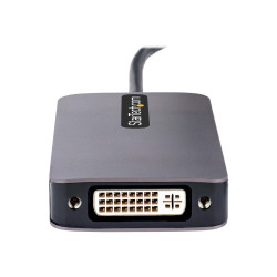 StarTech.com Adaptador de Vídeo USBC HDMI/VGA/DVI 4K 60Hz Aluminio - E