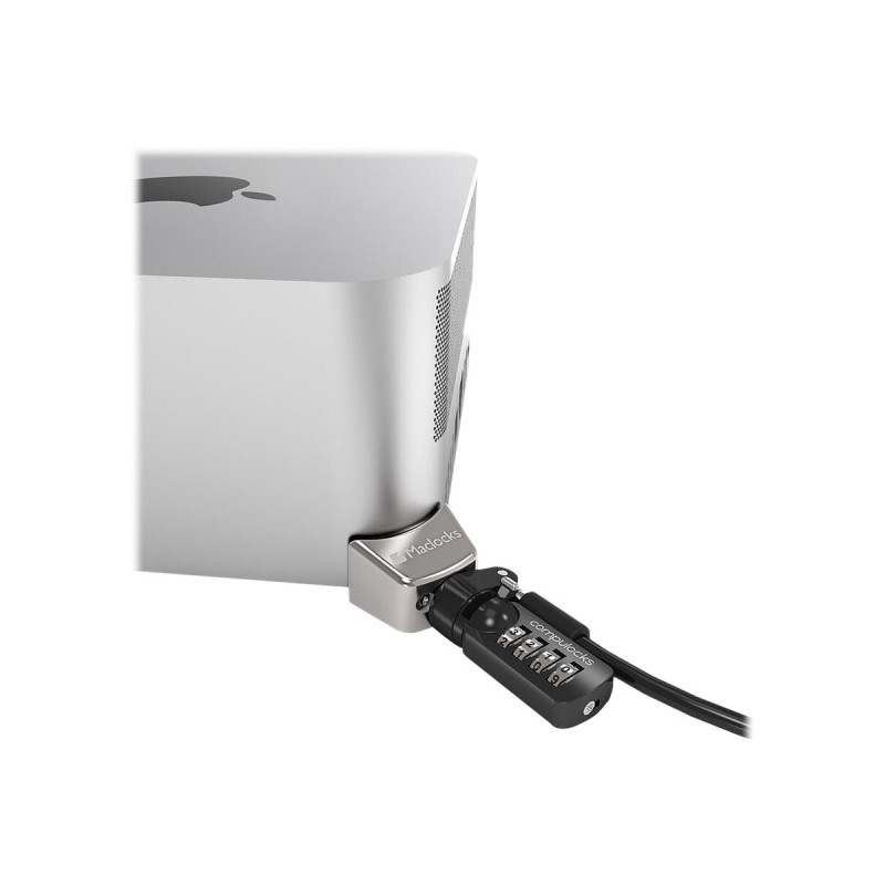 Compulocks Mac Studio Ledge Lock Adapter with Combination Cable Lock -