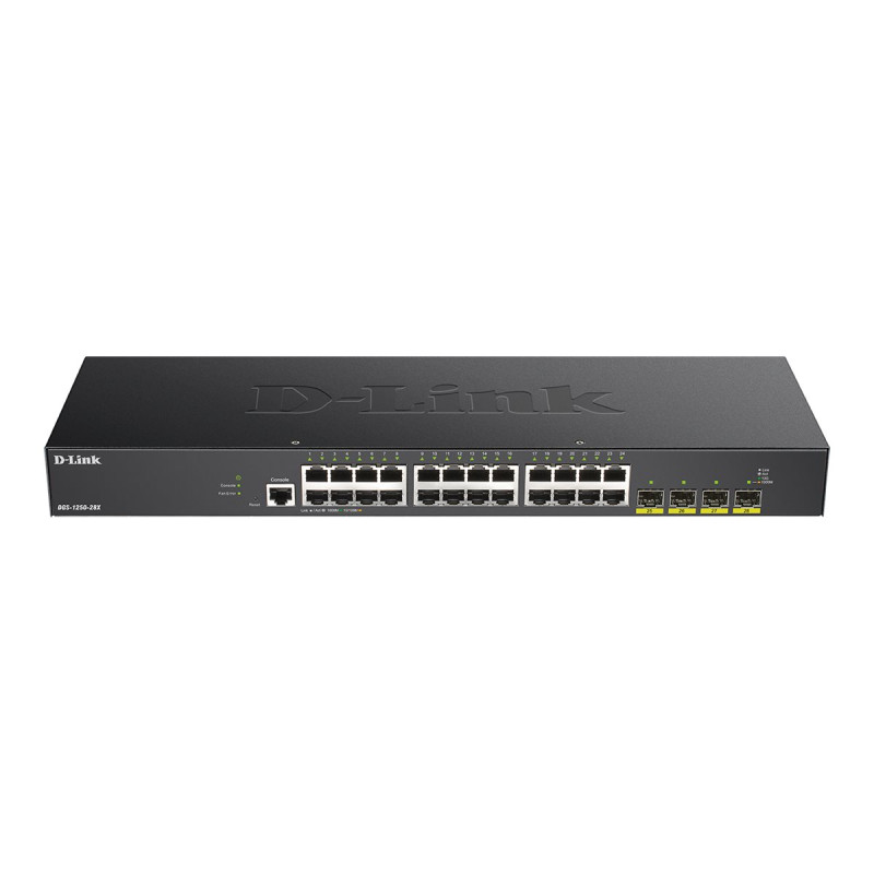 Switch Gestionable D-Link DGS-1250-28X 28 Puertos/ RJ-45 Gigabit 10/10
