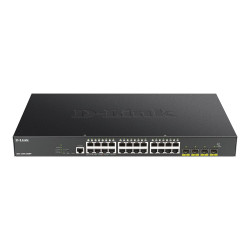 D-Link DGS 1250-28XMP - Conmutador - L3 Lite - inteligente - 24 x 10/1