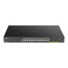 D-Link DGS 1250-28XMP - Conmutador - L3 Lite - inteligente - 24 x 10/1
