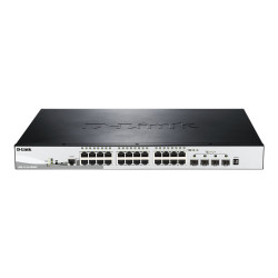 D-Link DGS 1510-28XMP - Conmutador - L3 - inteligente - 24 x 10/100/10