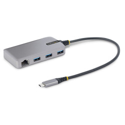 3-Port USB-C Hub w/GbE Ethernet Adapter