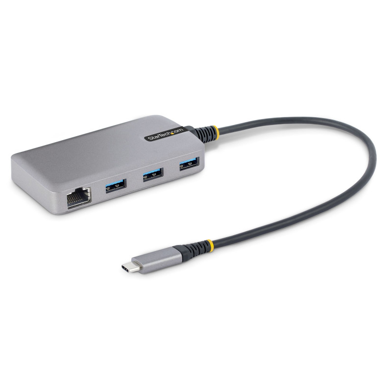 3-Port USB-C Hub w/GbE Ethernet Adapter