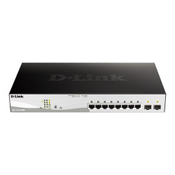 Switch Gestionable D-Link DGS-1210-10MP 10 Puertos/ RJ-45 10/100/1000/