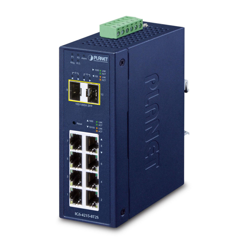 IP30 Industrial L2/L4 8-Port