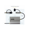 StarTech.com Adaptador Convertidor USB 3.0 a 2 Pantallas HDMI Windows/