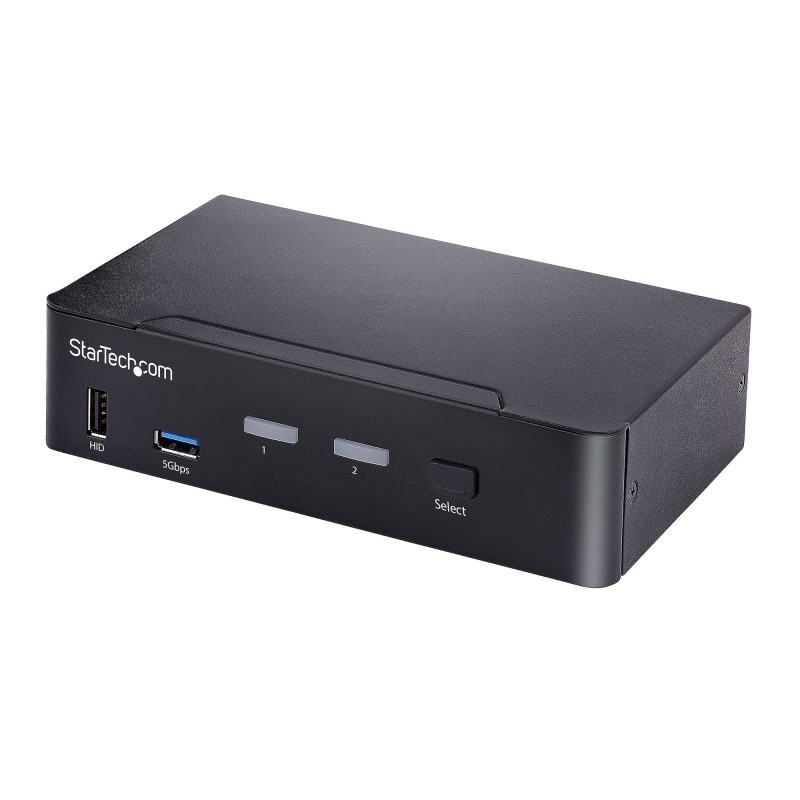 2-Port USB-C KVM Switch 4K DisplayPort
