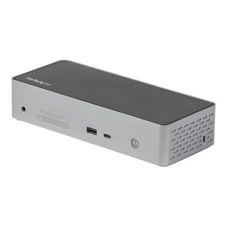 StarTech.com USB-C Dock, 4K 60Hz Quad Monitor DisplayPort & HDMI, Univ