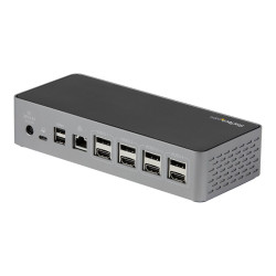 StarTech.com USB-C Dock, 4K 60Hz Quad Monitor DisplayPort & HDMI, Univ