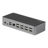 StarTech.com USB-C Dock, 4K 60Hz Quad Monitor DisplayPort & HDMI, Univ