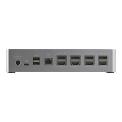 StarTech.com USB-C Dock, 4K 60Hz Quad Monitor DisplayPort & HDMI, Univ