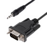 3ft DB9 to 3.5mm Serial Cable RS232