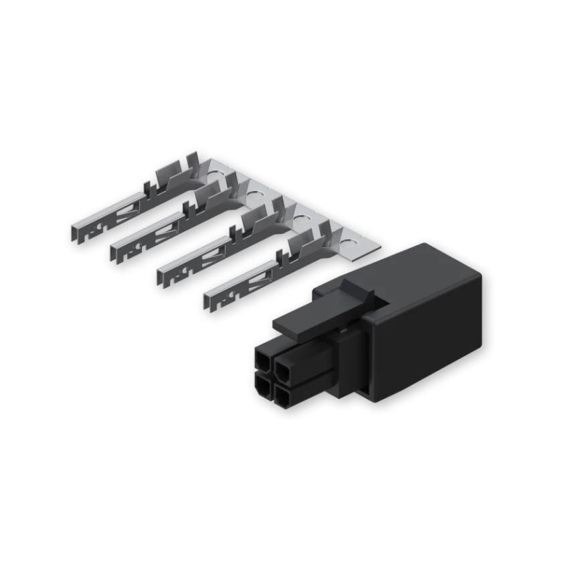 4-PIN plug with contact
