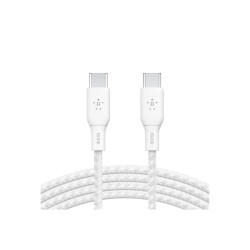 Belkin BoostCharge - Cable USB - USB-C (M) a USB-C (M) - 3 m - blanco