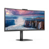 AOC Value-line CU34V5CW/BK - V5 series - monitor LED - curvado - 34" -