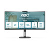 AOC Value-line CU34V5CW/BK - V5 series - monitor LED - curvado - 34" -