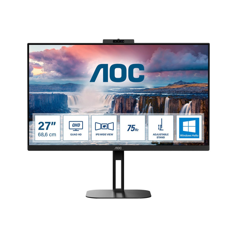 AOC Value-line Q27V5CW/BK - V5 series - monitor LED - 27" - | APLIUM