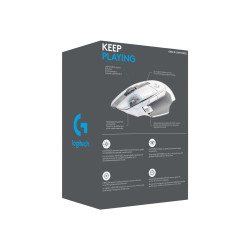 Logitech G G502 X LIGHTSPEED - Ratón - óptico - 8 botones - inalámbric