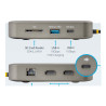 StarTech.com Universal USB C multiport adapter - Apple M1/M2 Dual Disp
