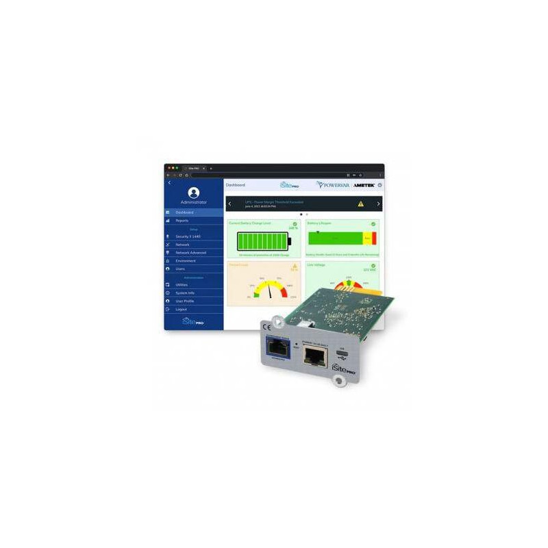Network card for 1 - 6 kVA