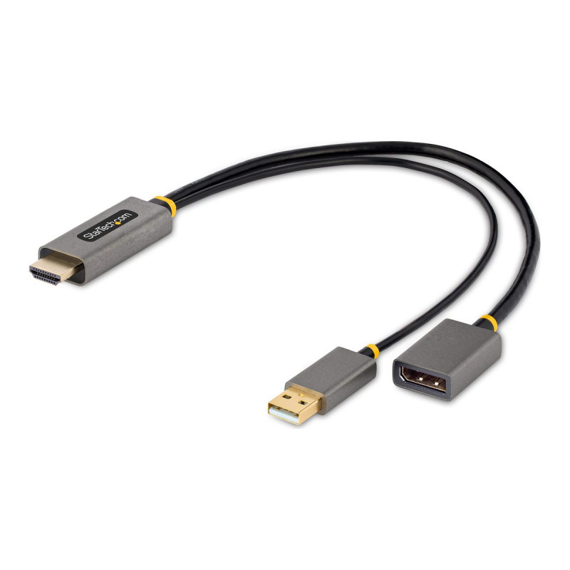 StarTech.com Adaptador HDMI a DisplayPort 1.2 - 4K 60Hz - HDR - Activo