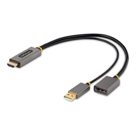 StarTech.com Adaptador HDMI a DisplayPort 1.2 - 4K 60Hz - HDR - Activo