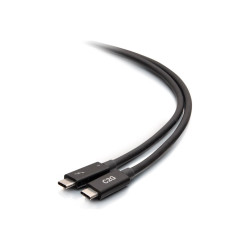 C2G 2.5ft Thunderbolt 4 USB C Cable - USB C to USB C - 40Gbps - M/M -