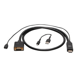 C2G 6ft (1.8m) HDMI to VGA Active Video Adapter Cable - 1080p - Adapta