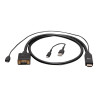 C2G 6ft (1.8m) HDMI to VGA Active Video Adapter Cable - 1080 | APLIUM