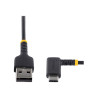 StarTech.com Cable 2m de Carga USB A USB C Acodado - USB 2.0 - Tipo C