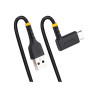 Cable 15CM De Carga USB A USB C Acodado - USB 2.0 - Tipo C | APLIUM